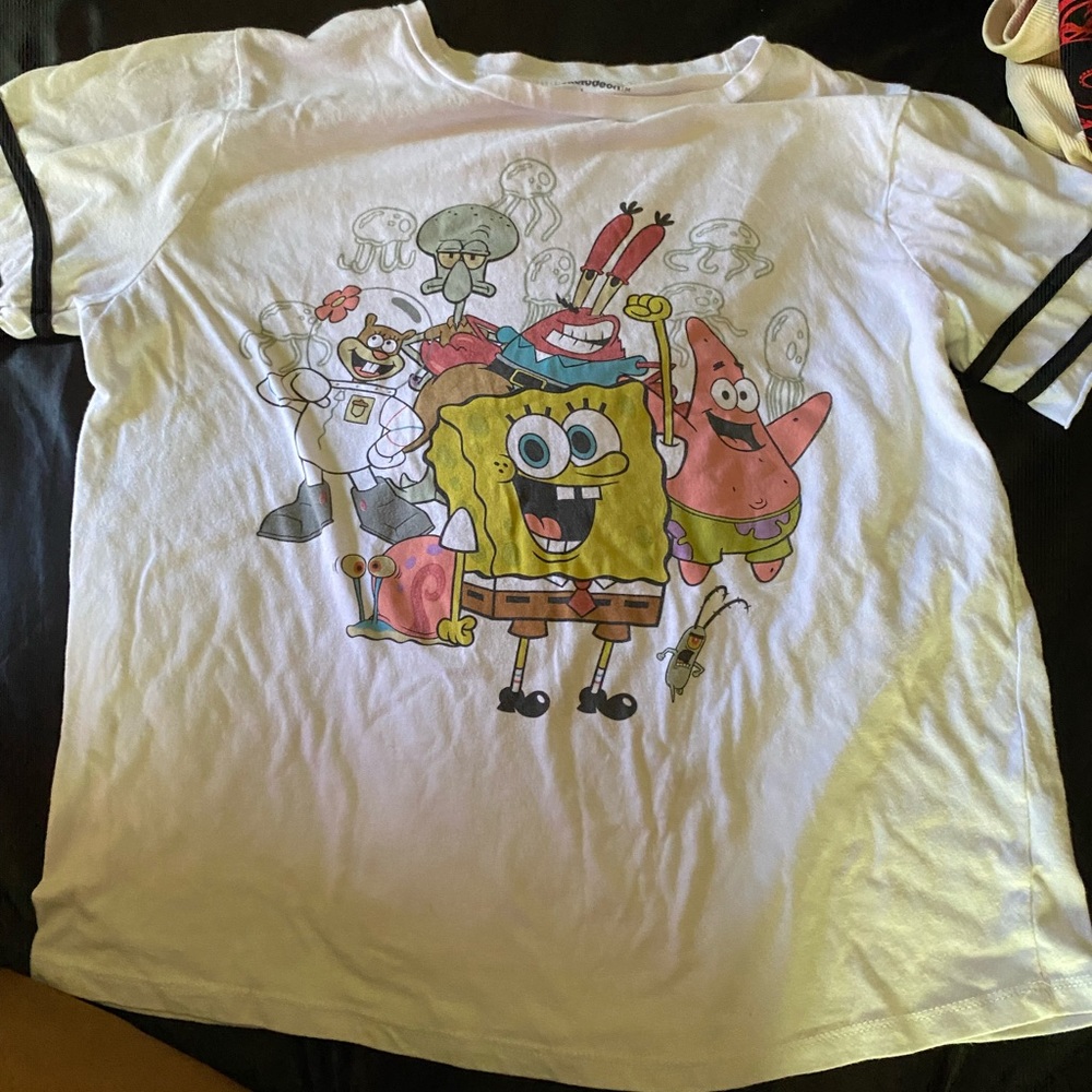 SpongeBob  short sleeve shirt .